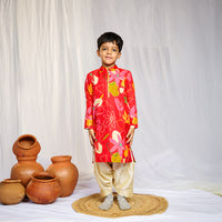 Floral Kurta Patiala Pant Set