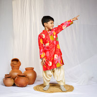Floral Kurta Patiala Pant Set