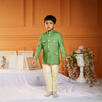 Sherwani with Beige Pant