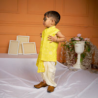 Self Embroidered Kurta Dhoti Pant Set