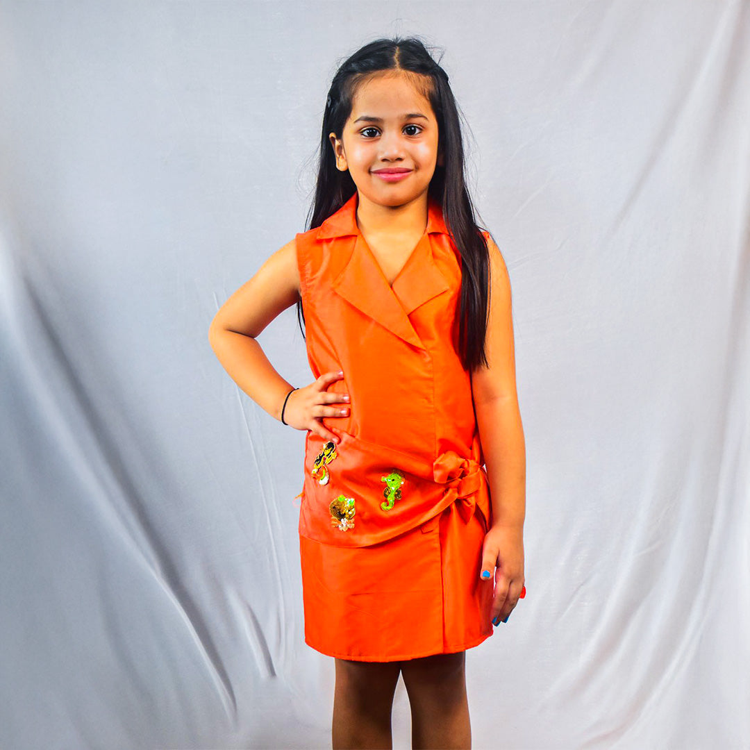 Frock with Mermaid Embellishment