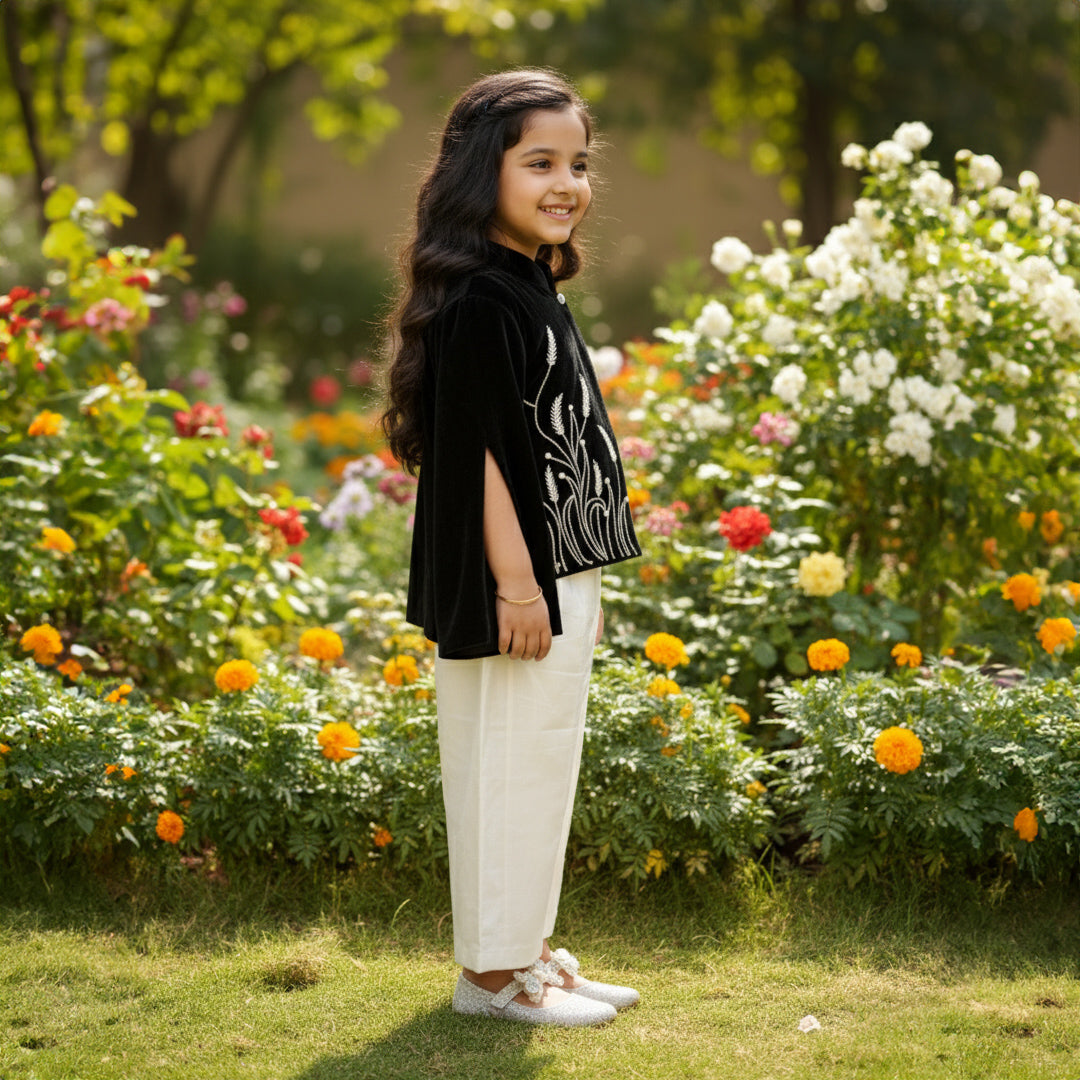 Jumpsuit with Black Cape