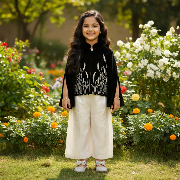 Jumpsuit with Black Cape