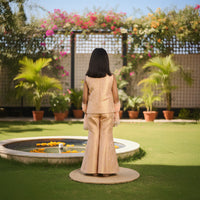 Peach Kurti Stylish Pant with Dupatta