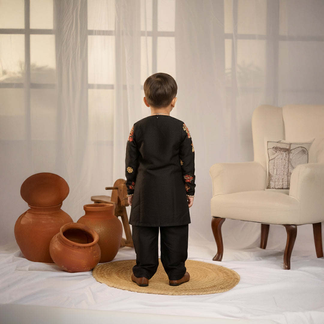 Asymmetrical Kurta Pant Set