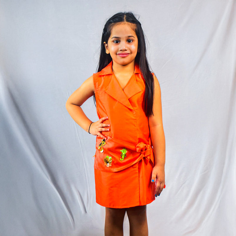 Frock with Mermaid Embellishment