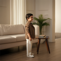 Brown Biker Jacket With Ivory Colour Trouser Pants